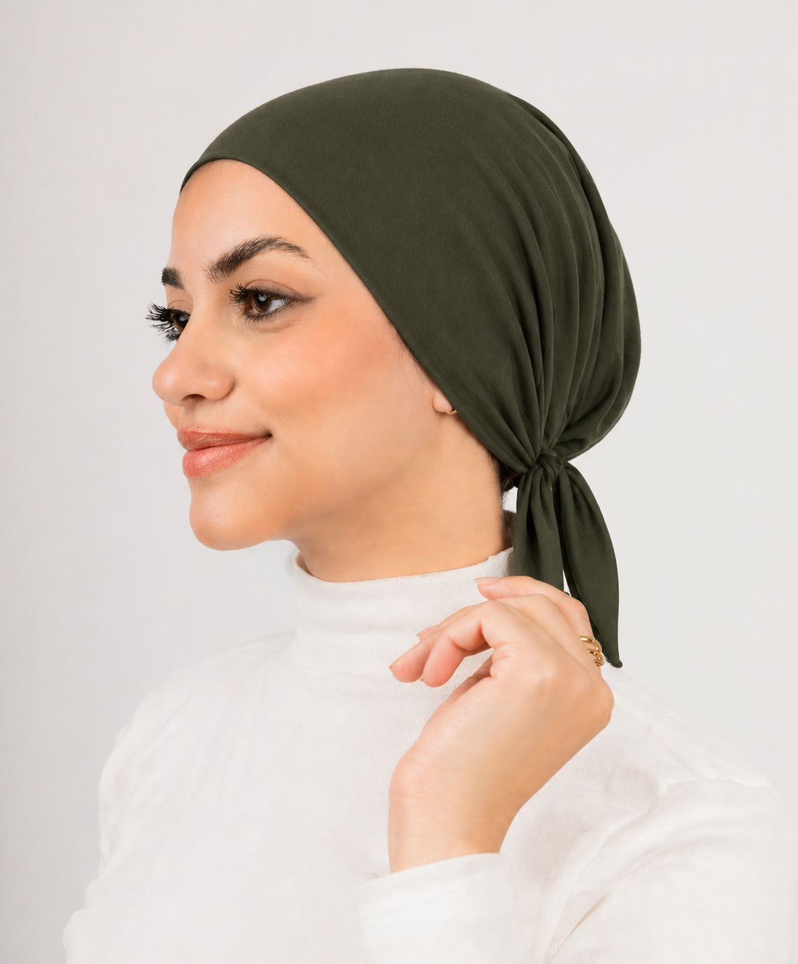 No Thread Undercap with Tie Back Hijab