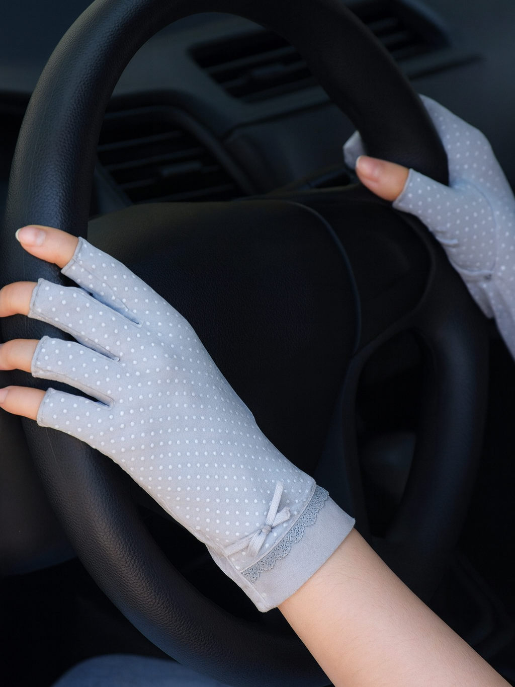 Half Finger Sun Protection Driving Gloves