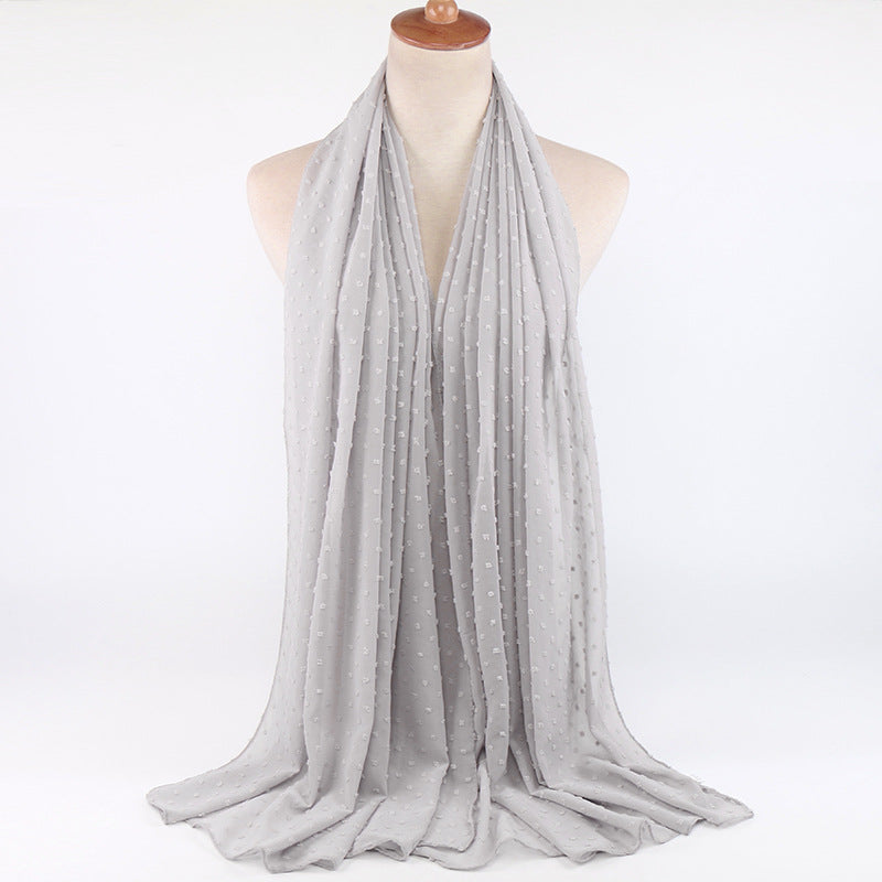 Chiffon Dot Scarf