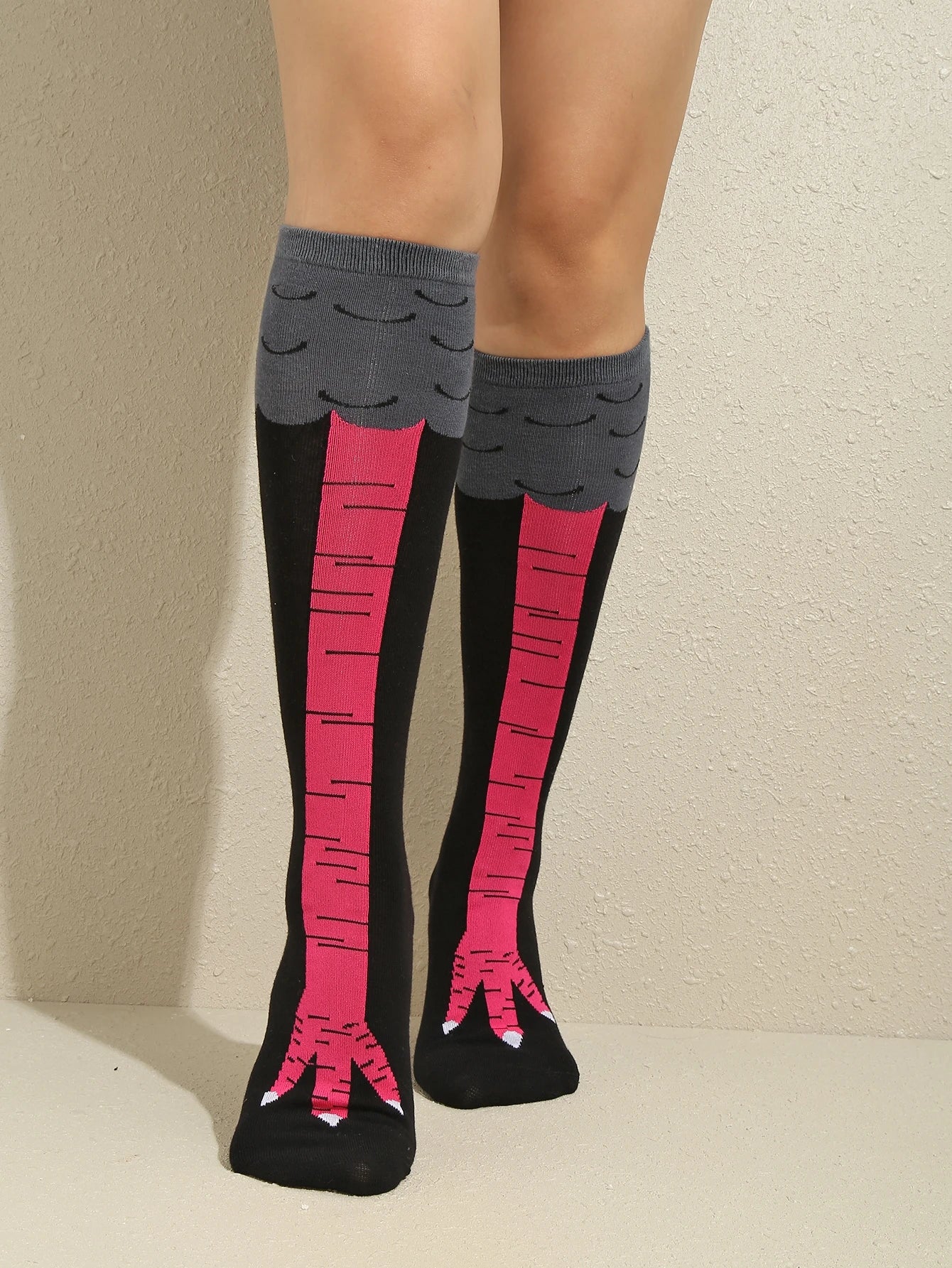 Chicken Feet  Pattern Socks