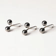 Black Pearl Hijab Clip (3pcs) Smack Touch (Hijab Accessories)