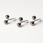 Black Pearl Hijab Clip (3pcs) Smack Touch (Hijab Accessories)