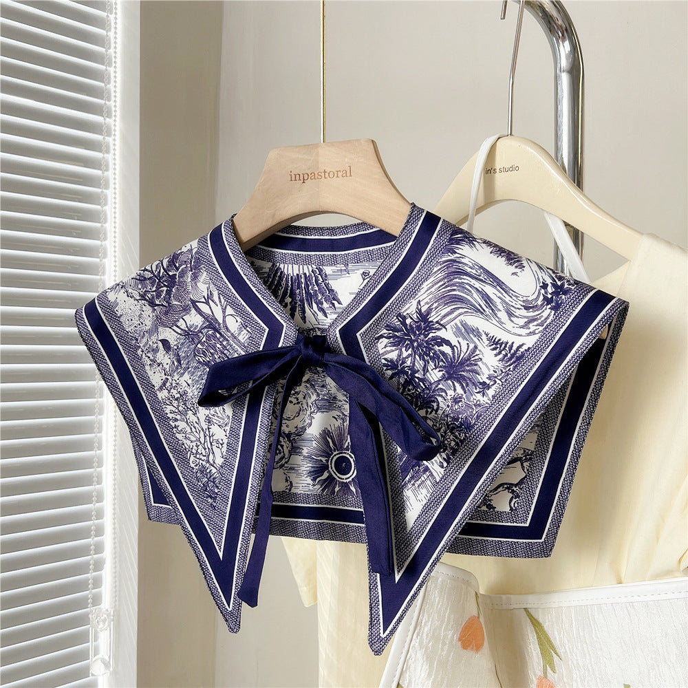 Printed Dickey Animal Collar Pattern