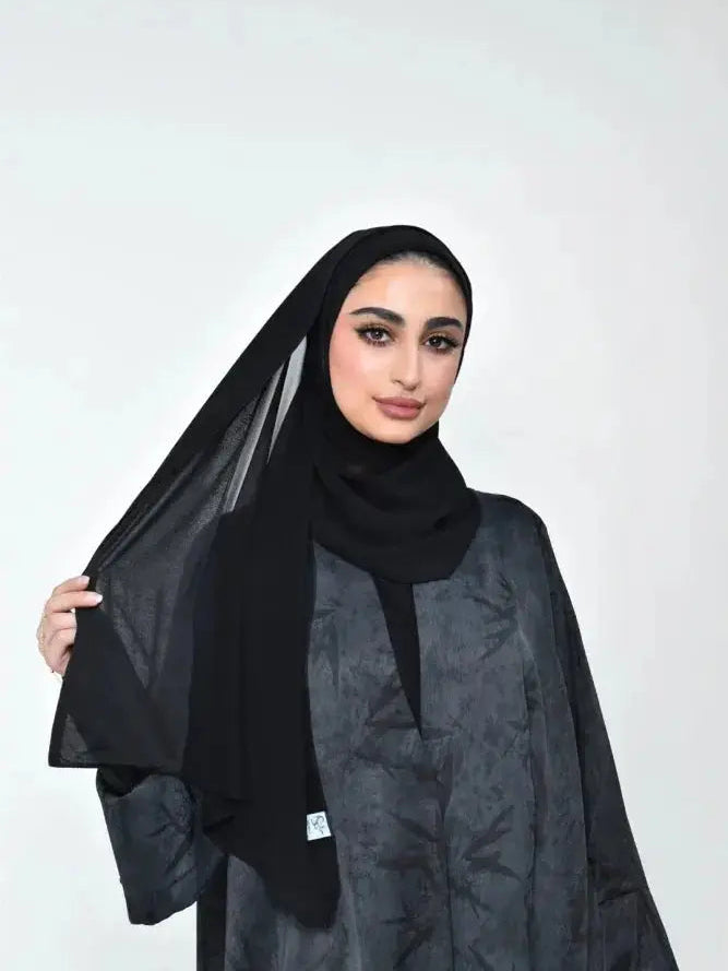 Chiffon Abaya Hijab | Big Size