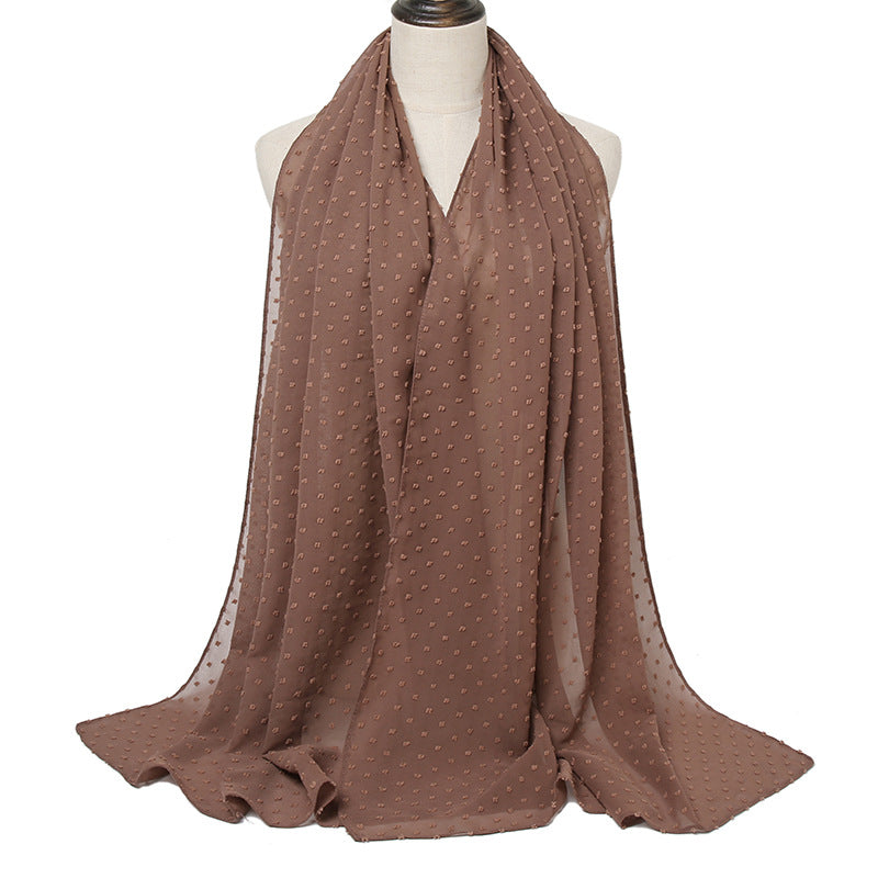 Chiffon Dot Scarf