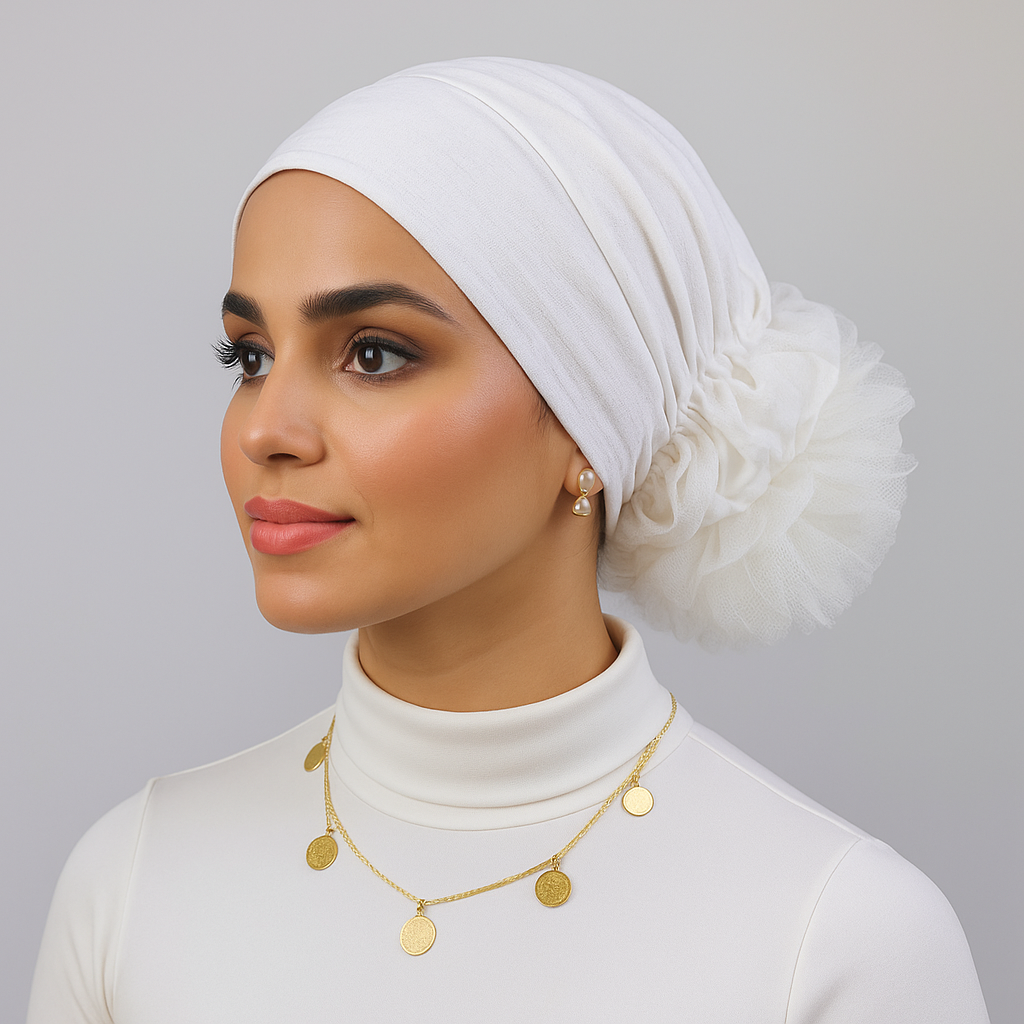 Puff Cap | Under Hijab | With Hijab