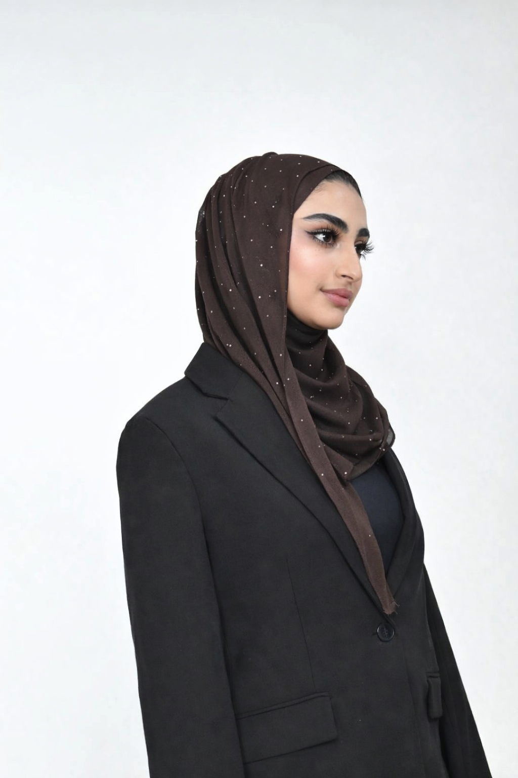 Lightweight Crystal Shawl Hijab