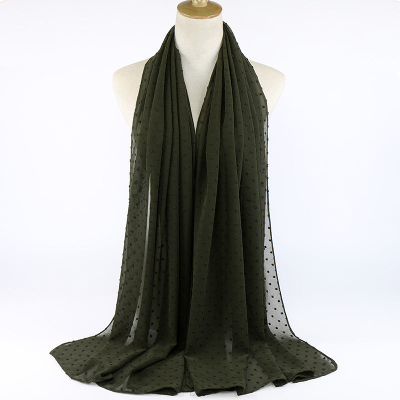 Chiffon Dot Scarf