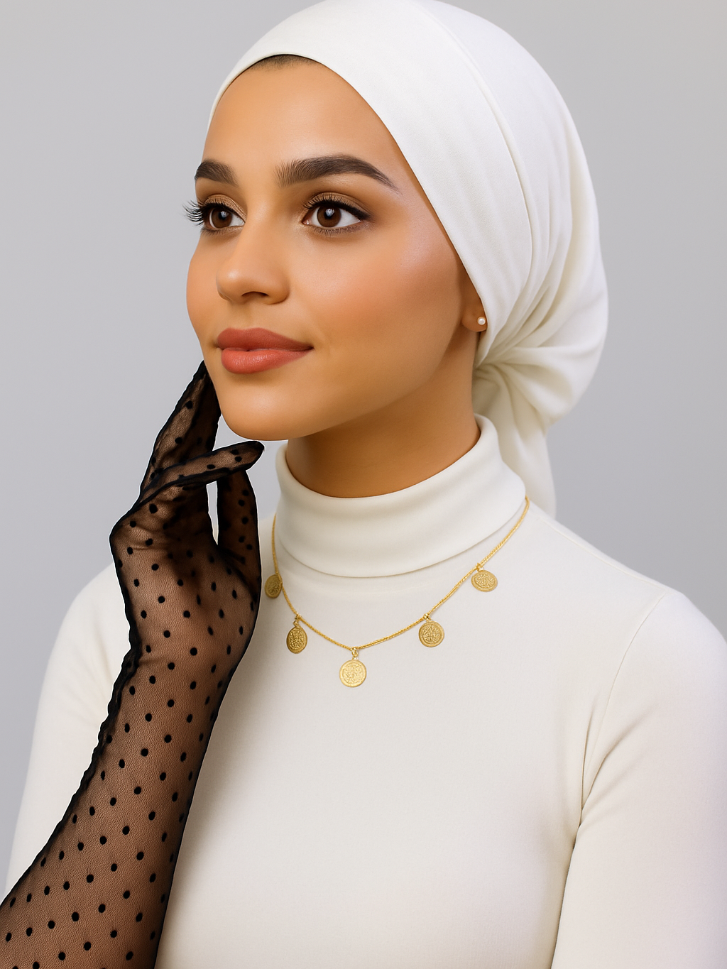 Polka Dot Lace Sleeves for Women