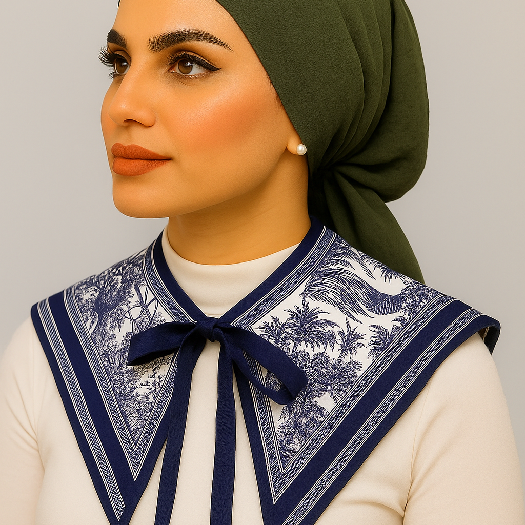 Printed Dickey Animal Collar Pattern