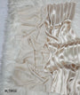 Half linen With half Satin Stripes