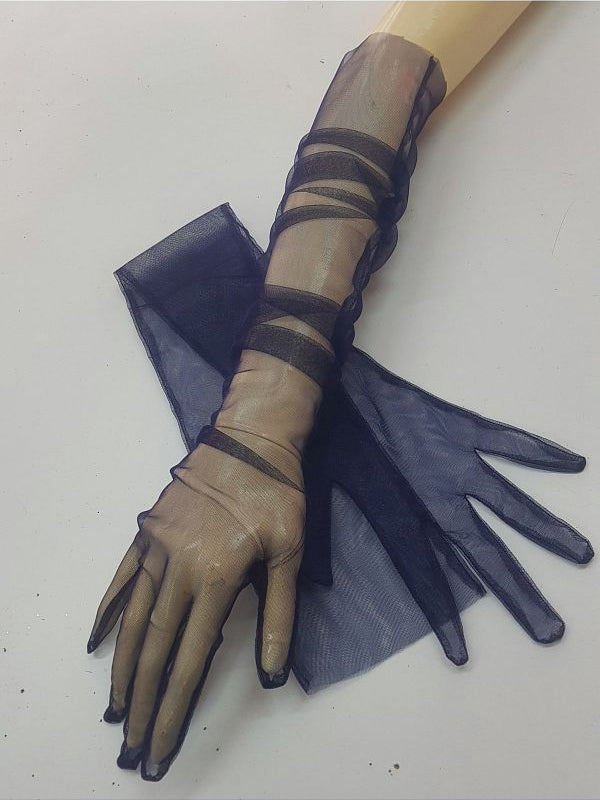 Transparent Tulle Sleeves