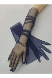 Transparent Tulle Sleeves Smack Touch (Gloves)