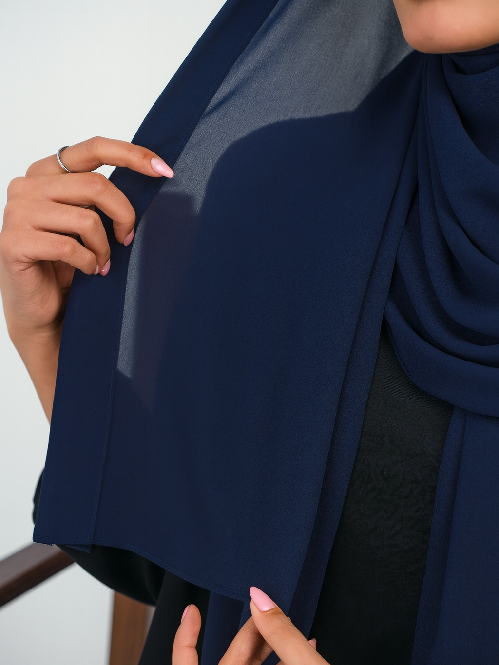 Chiffon with Canvas Hijab