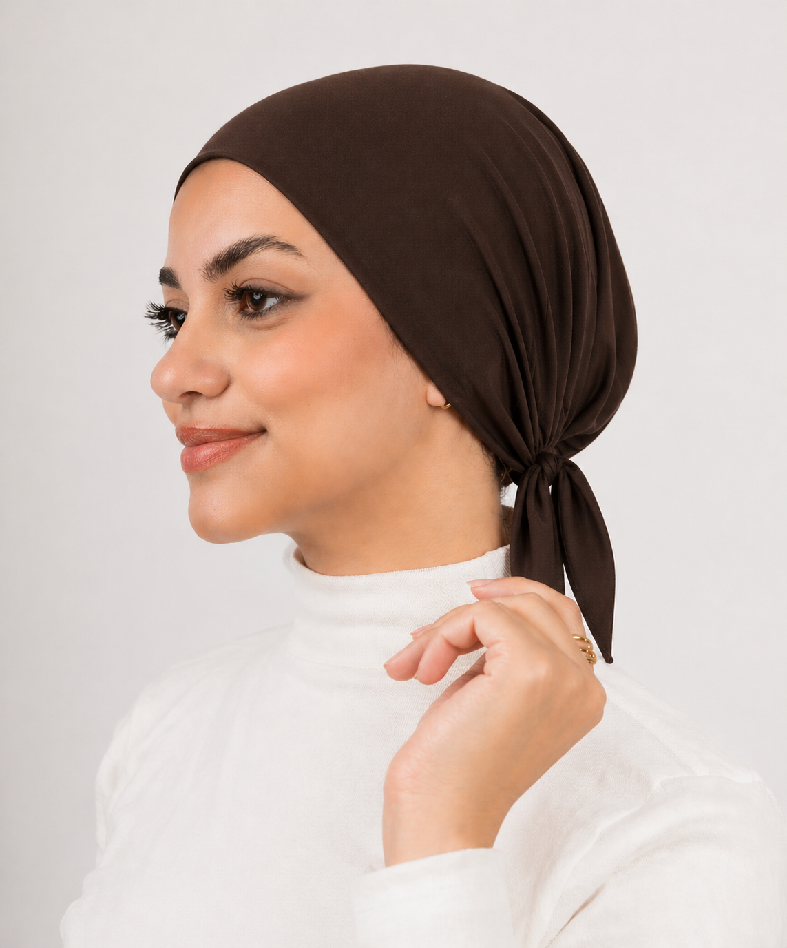 No Thread Undercap with Tie Back Hijab