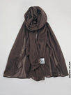 Shaash Turkey High Quality Scarf Brown / Plain Scarf (Hijab)