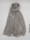 Shaash Turkey High Quality Scarf Fossil Grey / Plain (Hijab)
