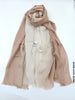 Shaded Linen Viscose Scarf Beige Light