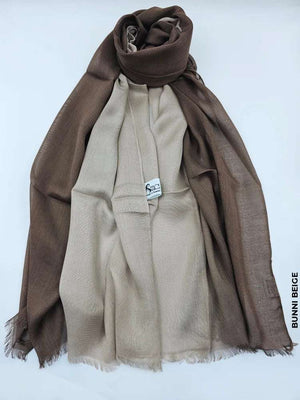 Shaded Linen Viscose Scarf Bunni Beige