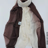 Shaded Linen Viscose Scarf Bunni Off White