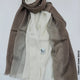 Shaded Linen Viscose Scarf Creamy Dark Beige