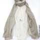 Shaded Linen Viscose Scarf Golden Light Beige
