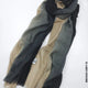Shaded Ombre Premium Scarf Beigish Grey 15 Linen