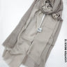 Shaded Ombre Premium Scarf Lighter Beige 12 Linen