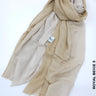 Shaded Ombre Premium Scarf رئيسي Beige 5 Linen