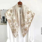 Women Silk Scarf for Summer Hijab Murabba