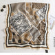 Women Silk Scarf for Summer Hijab Murabba 90*90