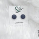 Super Strong Magnetic Hijab Pins (2 Pcs) Navy Blue Buckle