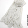 Turkey Scarf (خام تركي شيلا) Plain / Light Beige (Hijab)