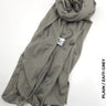 Turkey Scarf (خام تركي شيلا) Plain / Zaiti Grey (Hijab)