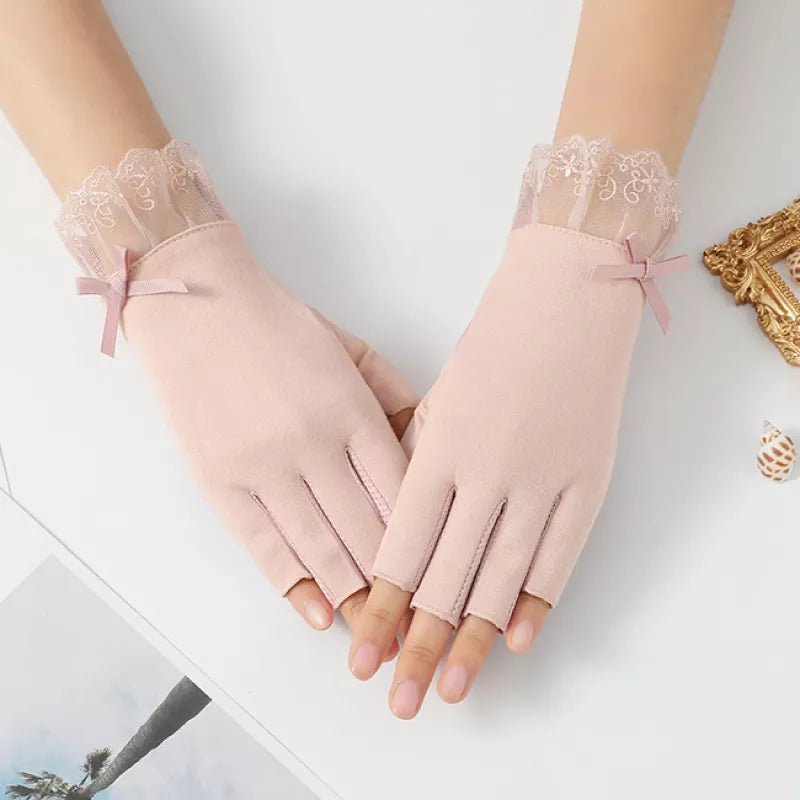 Fingerless Sun protection Driving Gloves