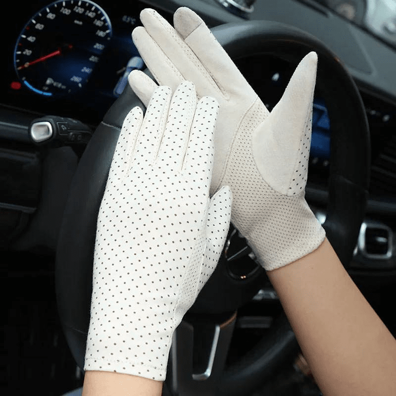 Sun Protection Driving Gloves – Smack Touch