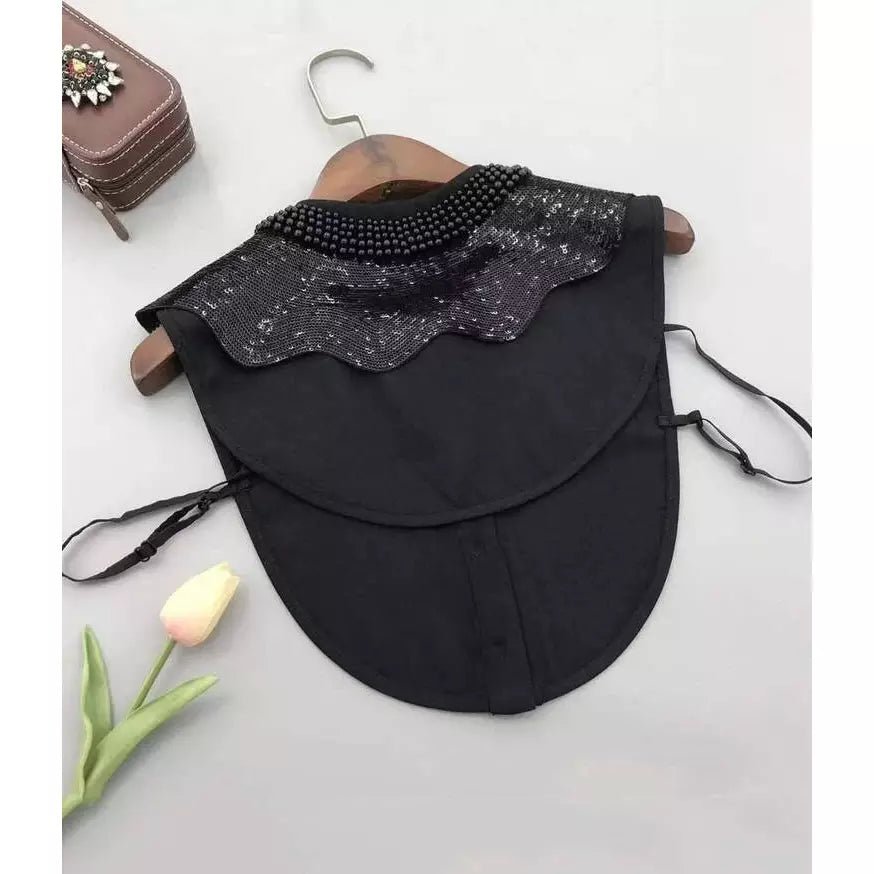 Sequin Design Fake Dickey Collar