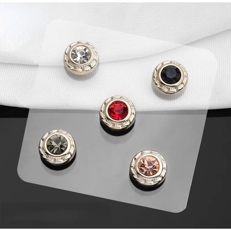 5 pcs Metal magnet Brooches for women buttons