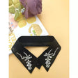 Rhinestone Dickey Collar | Black Design