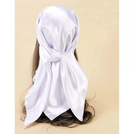 Simple Plain Bandana | Glossy✨ | Hijab Murabba size 90*90