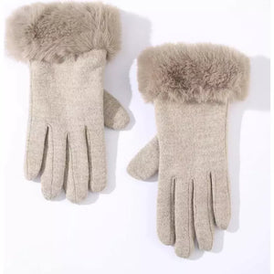 Fuzzy Gloves for Winter