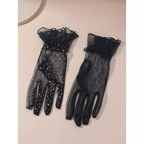 Bridal Gloves for Women | Rhinestone Decor