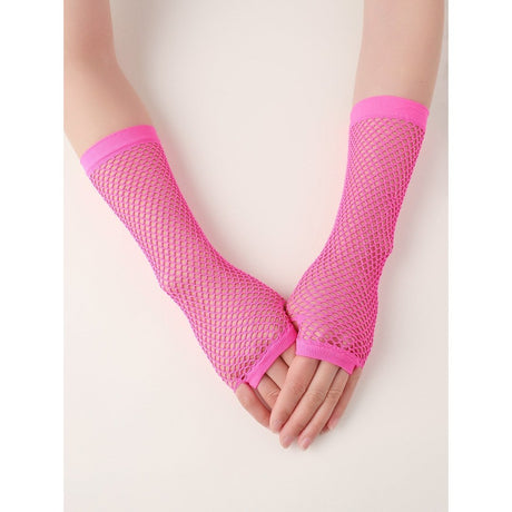 Hollow out long gloves for women 3 colors