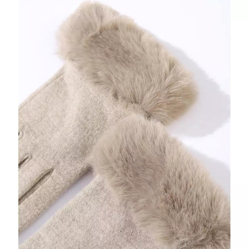 Fuzzy Gloves for Winter