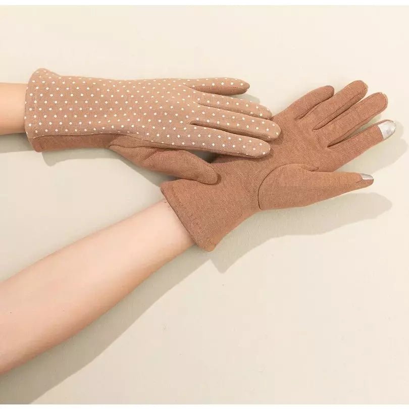 Polka Dot Gloves | Screen Gloves | 2 Colors