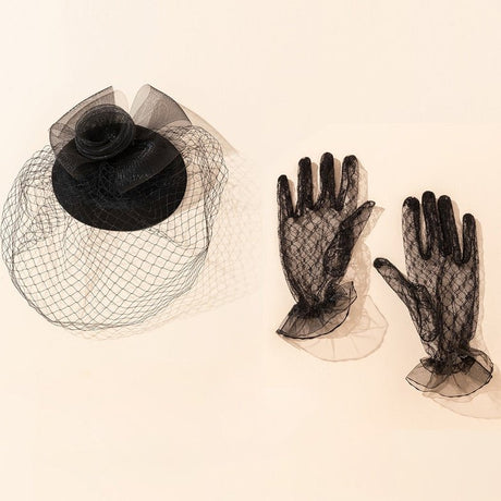 Mesh Hat With Gloves