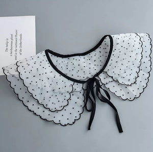 Polka Dot dickey Collar for women detachable