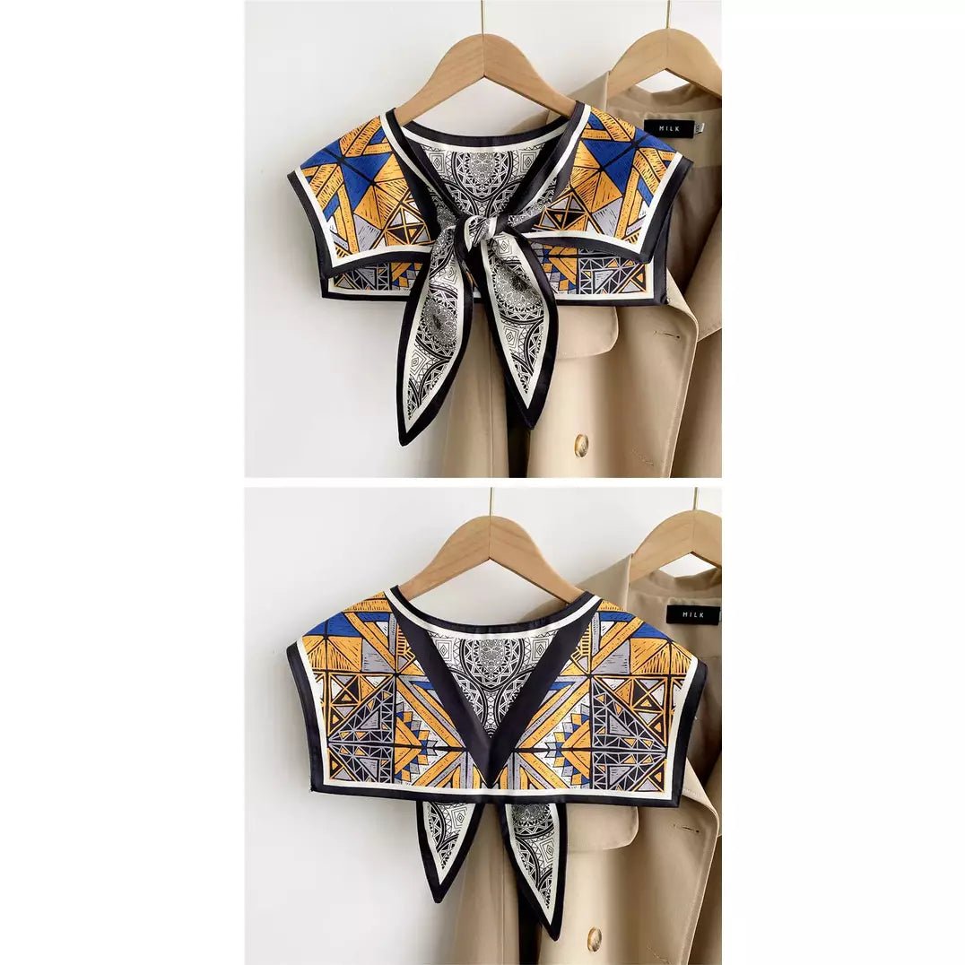 Geometric printed collar