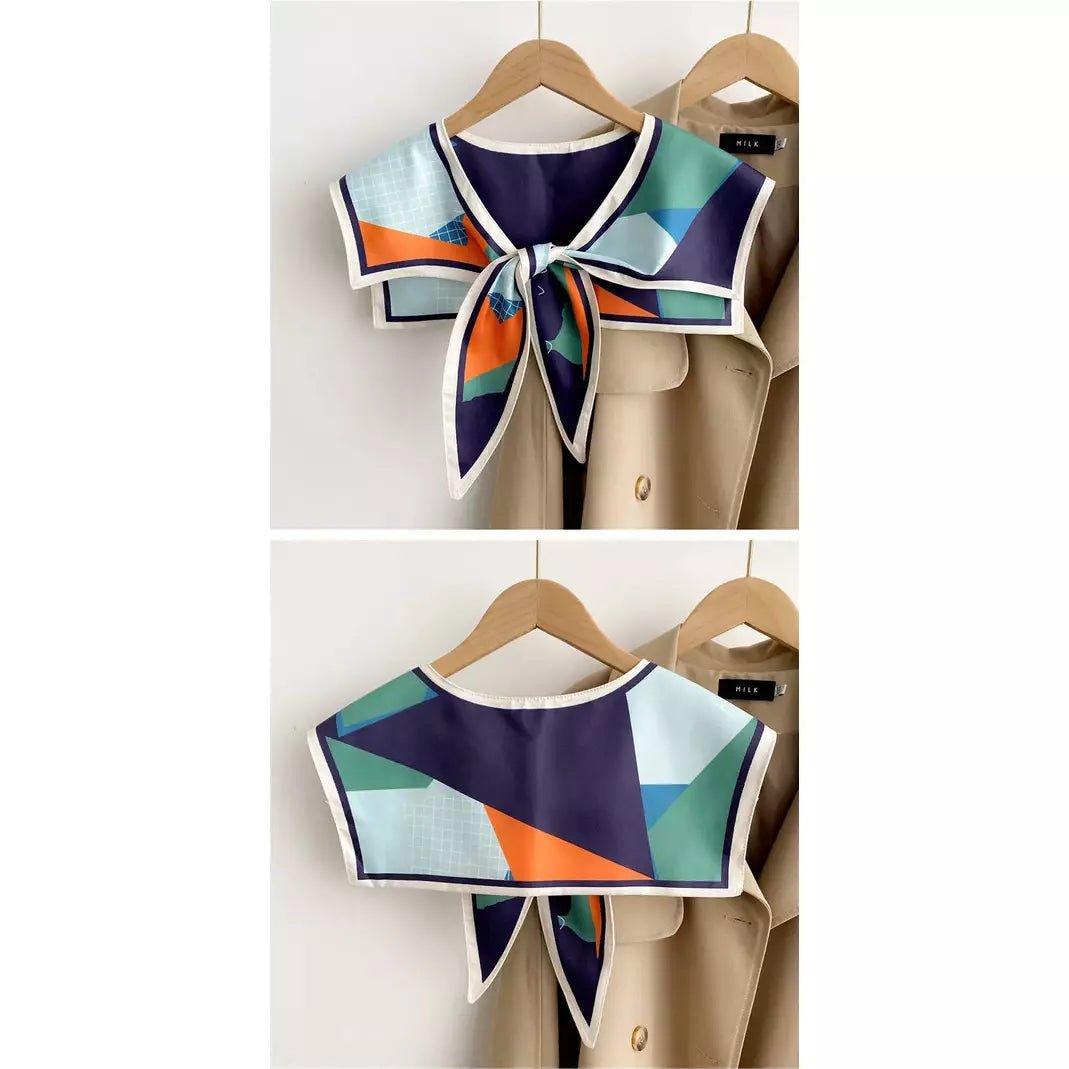 Geometric printed collar