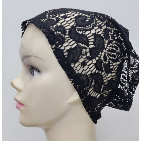 Lace inner cap women headwear